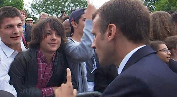 French President Teaches Teen Manners After Boy Addresses Him as «Manu»